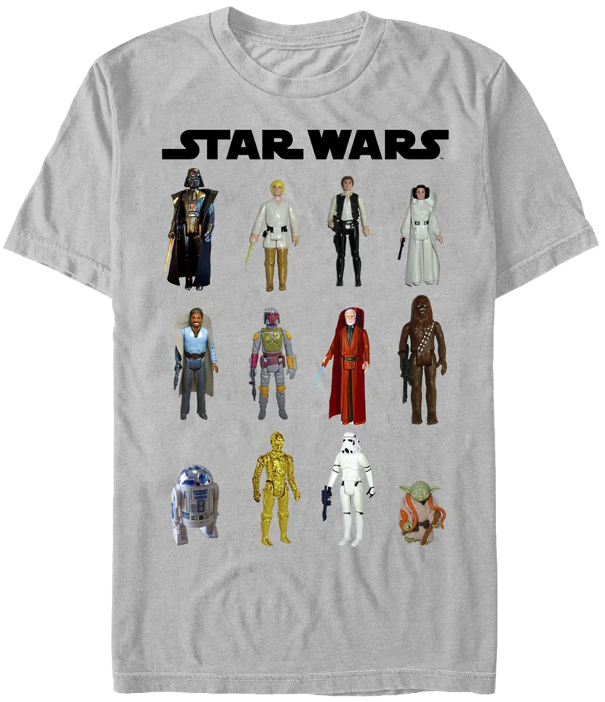 Star Wars Action Figures T-Shirt