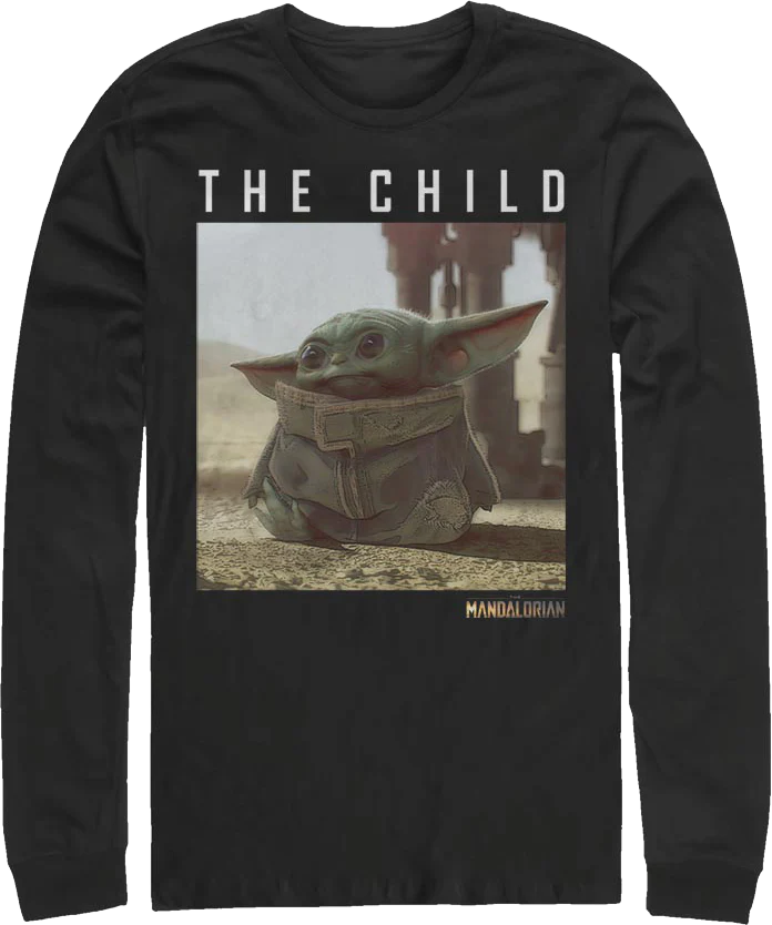 Star Wars The Mandalorian The Child Photograph Long Sleeve Shirt