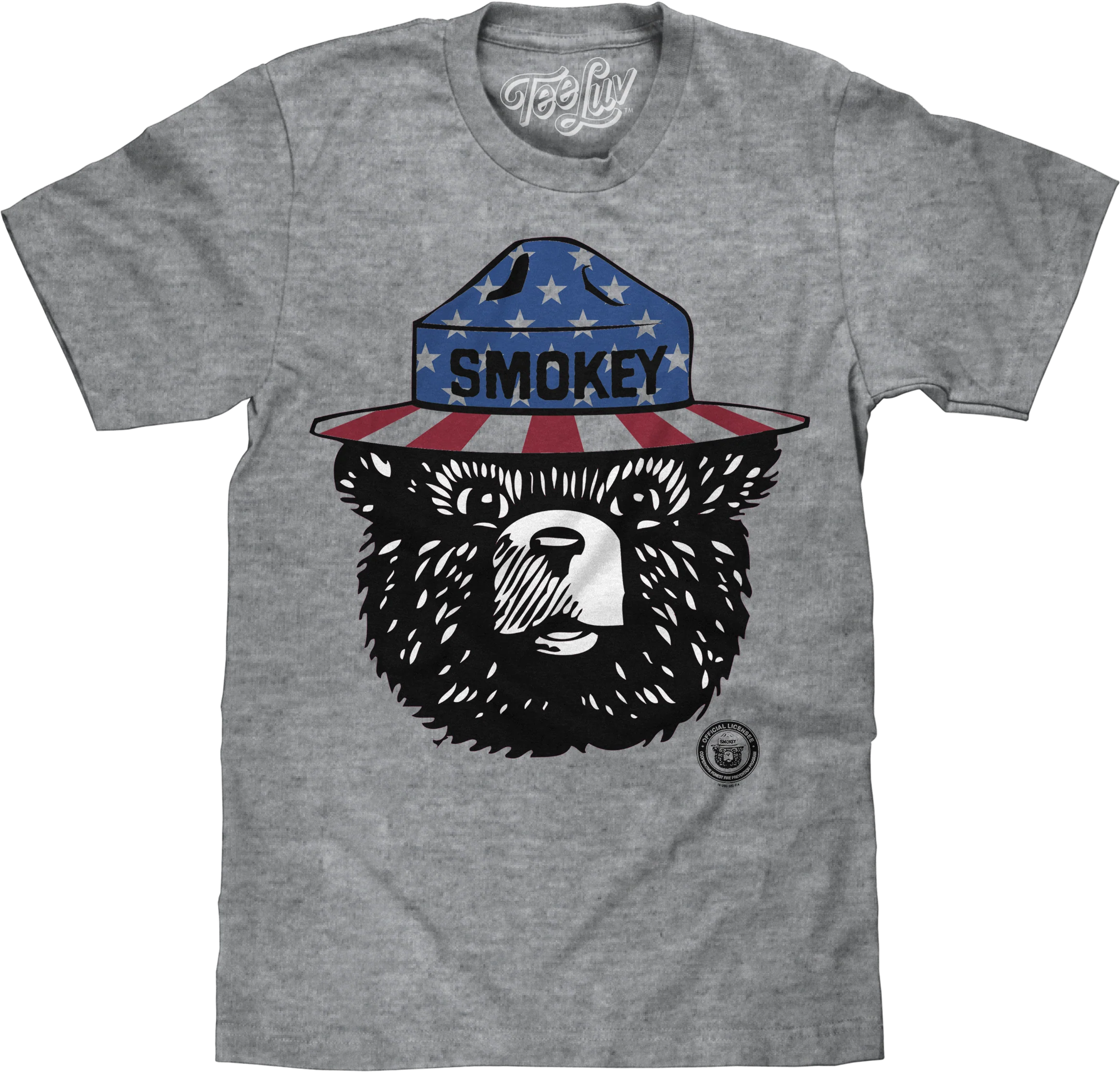 Stars And Stripes Smokey Bear T-Shirt