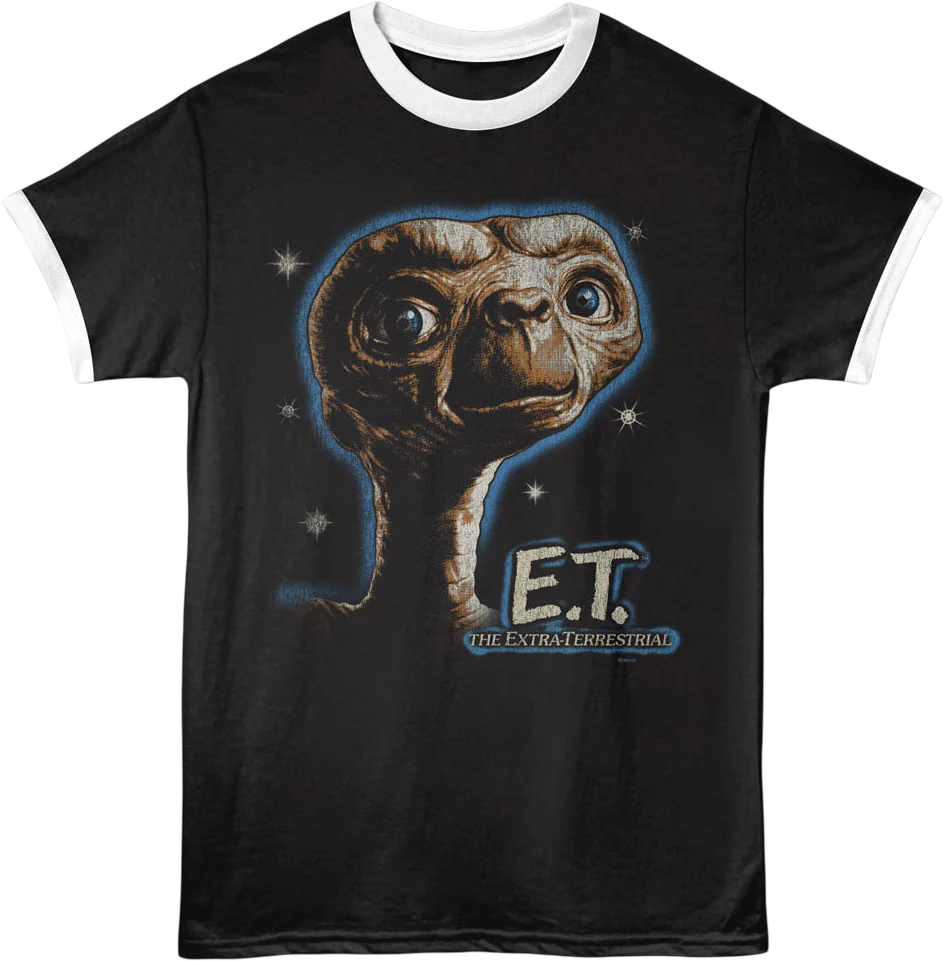 Stars E.T. The Extra-Terrestrial Ringer Shirt