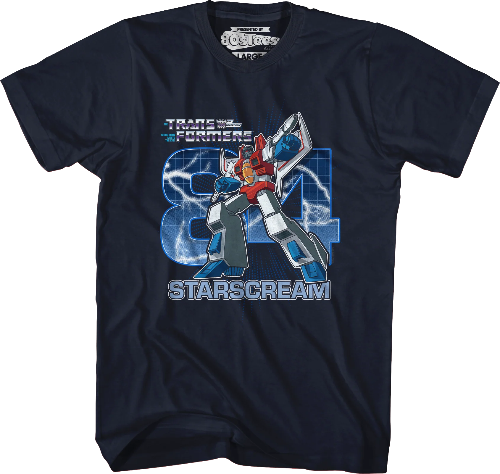 Starscream 84 Transformers T-Shirt - Image 3