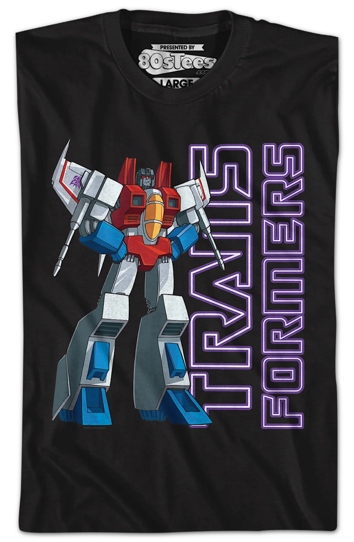 Starscream Air Commander Pose Transformers T-Shirt - Image 2