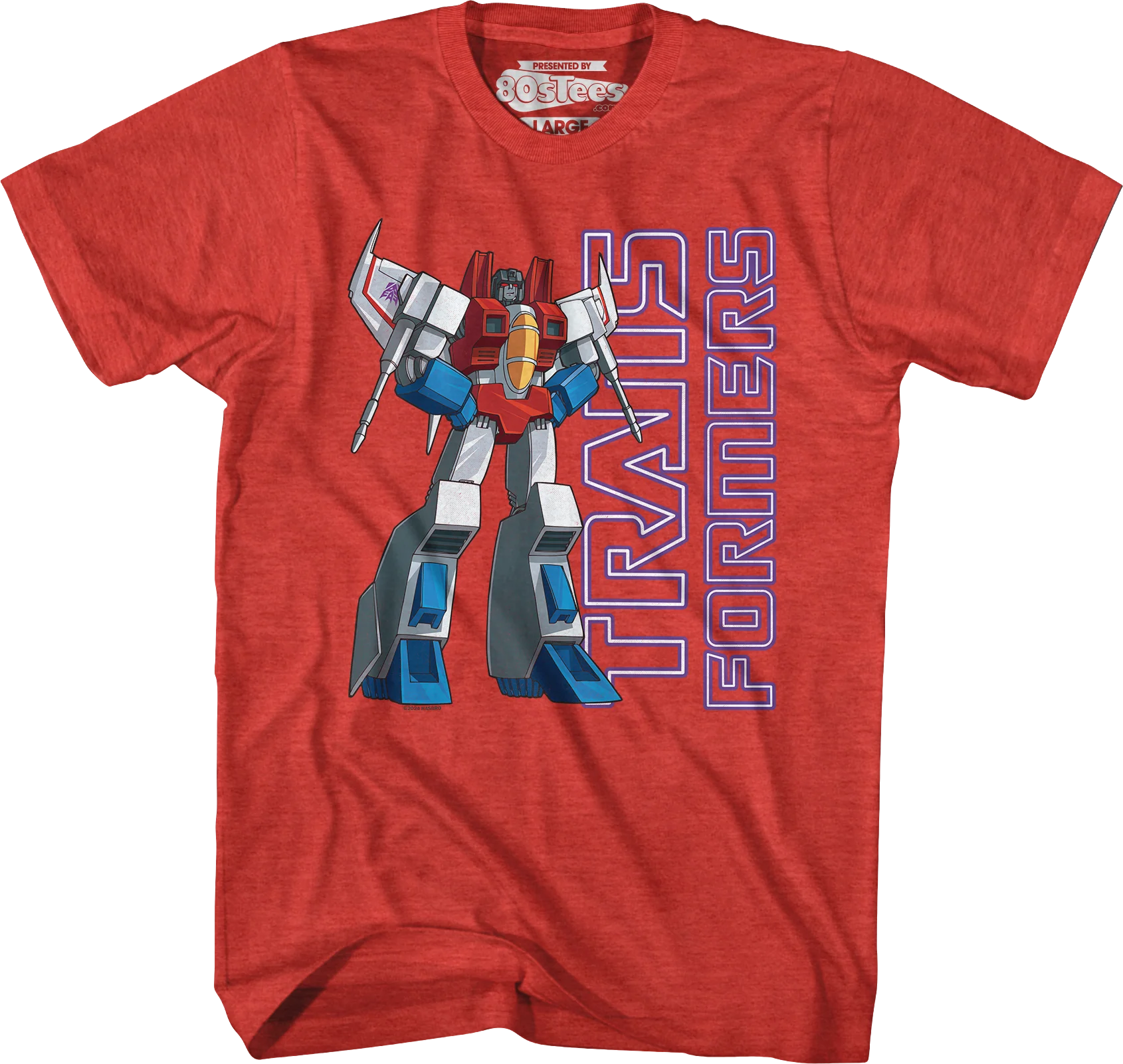 Starscream Air Commander Pose Transformers T-Shirt - Image 4