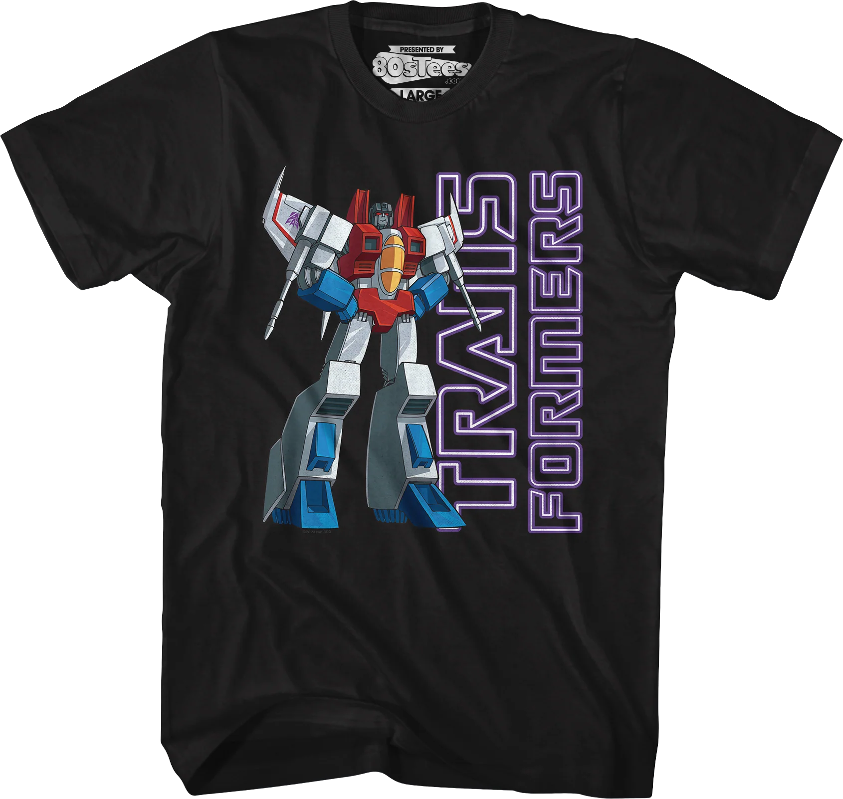 Starscream Air Commander Pose Transformers T-Shirt - Image 5