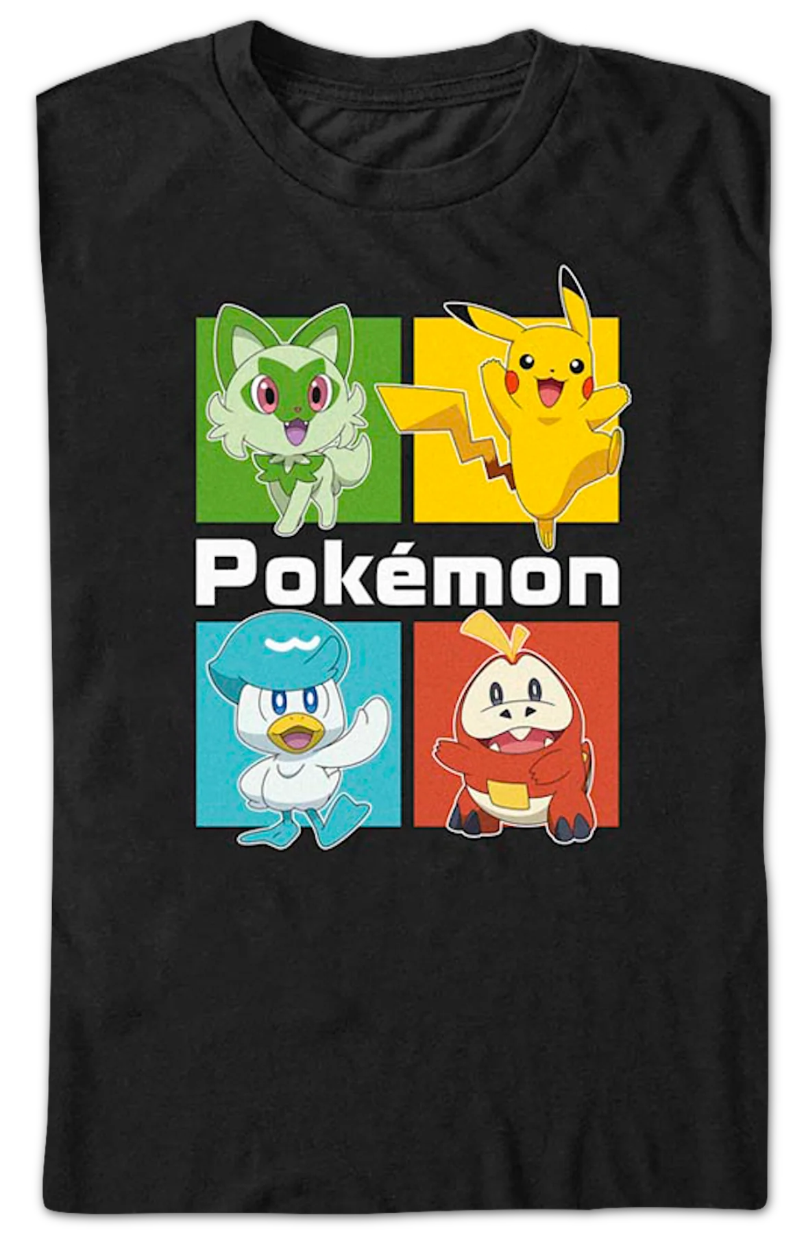 Starter Squares Pokemon T-Shirt - Image 2