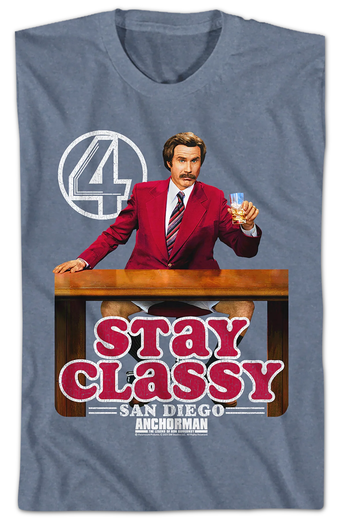 Stay Classy San Diego Anchorman T-Shirt - Image 2