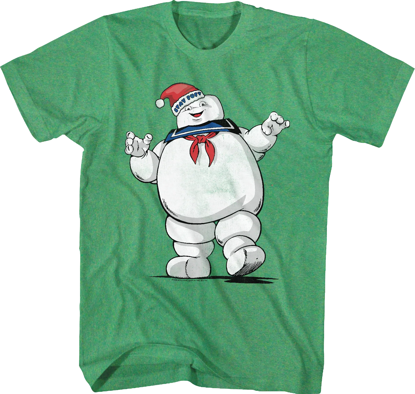 Stay Puft Santa Claus Hat Real Ghostbusters T-Shirt