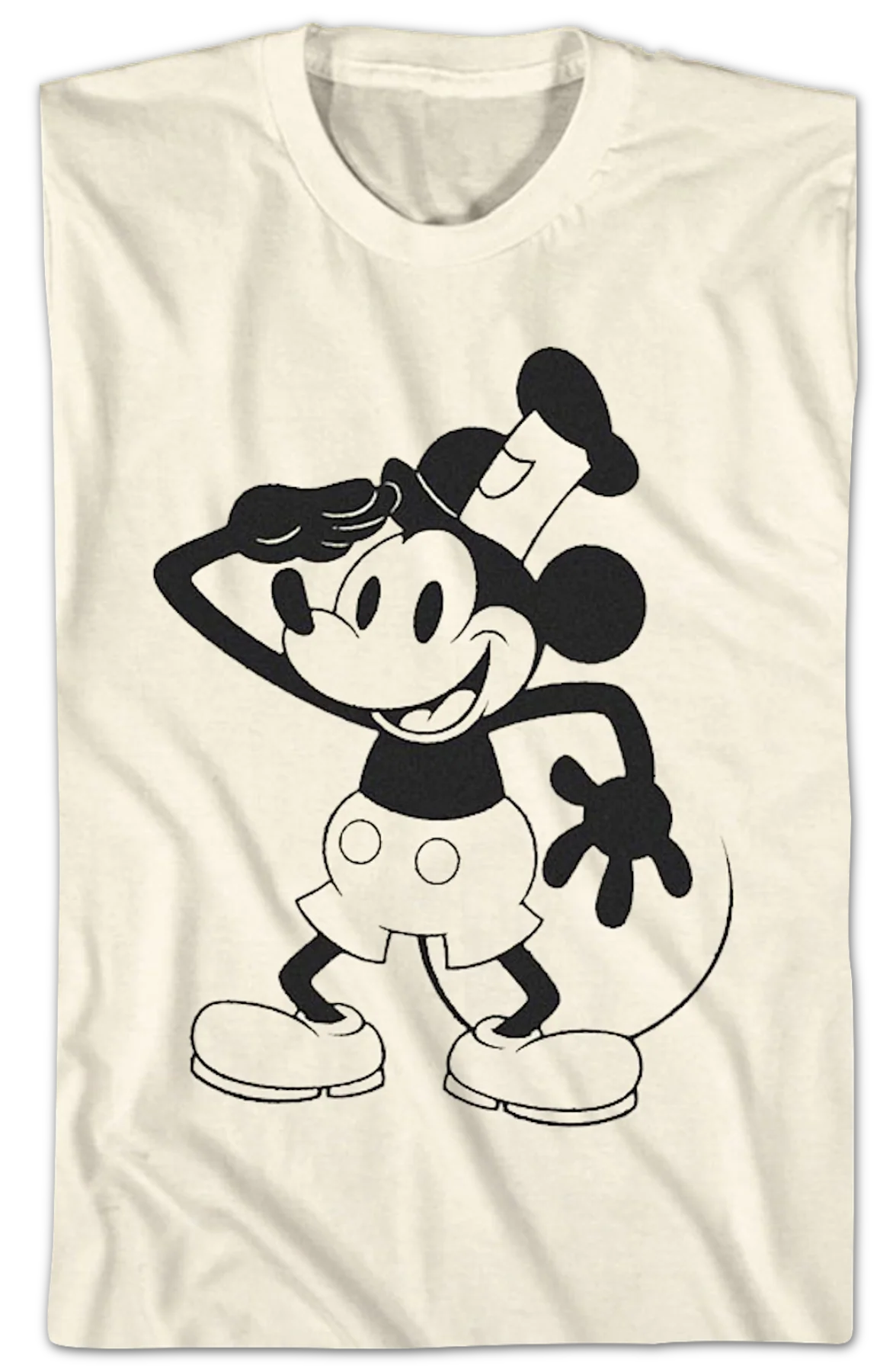 Steamboat Willie Salute Disney T-Shirt - Image 2