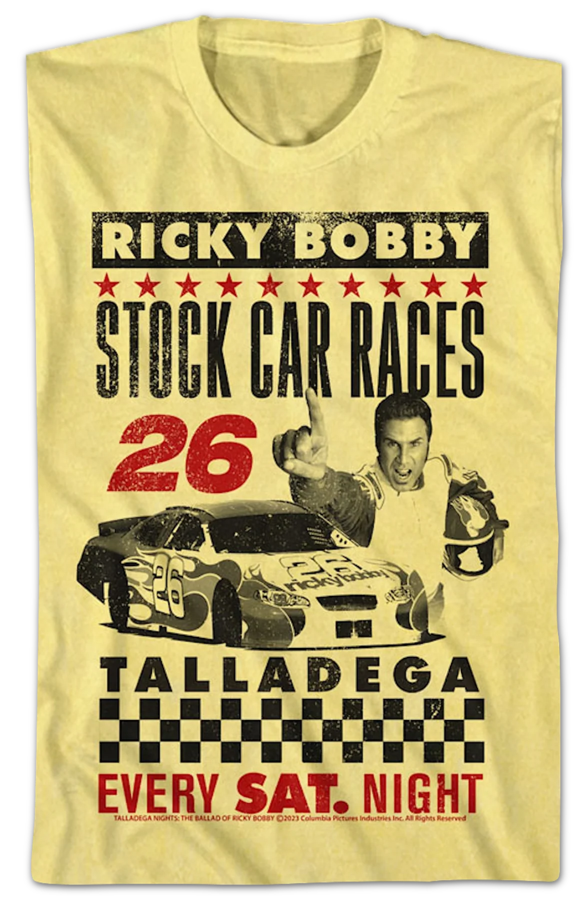 Stock Car Races Talladega Nights T-Shirt - Image 2