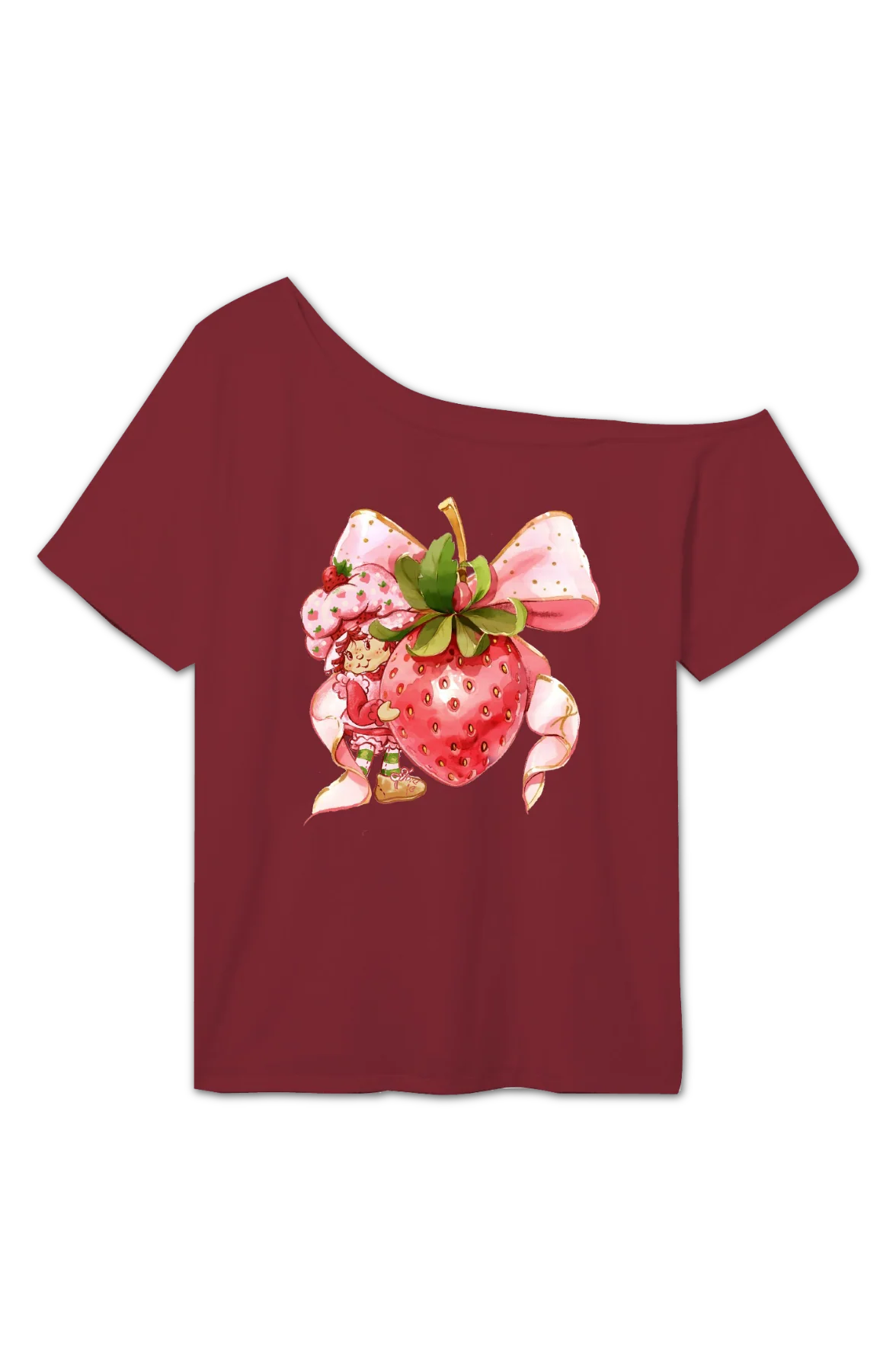 Strawberry Shortcake Off The Shoulder Shirt - Image 2