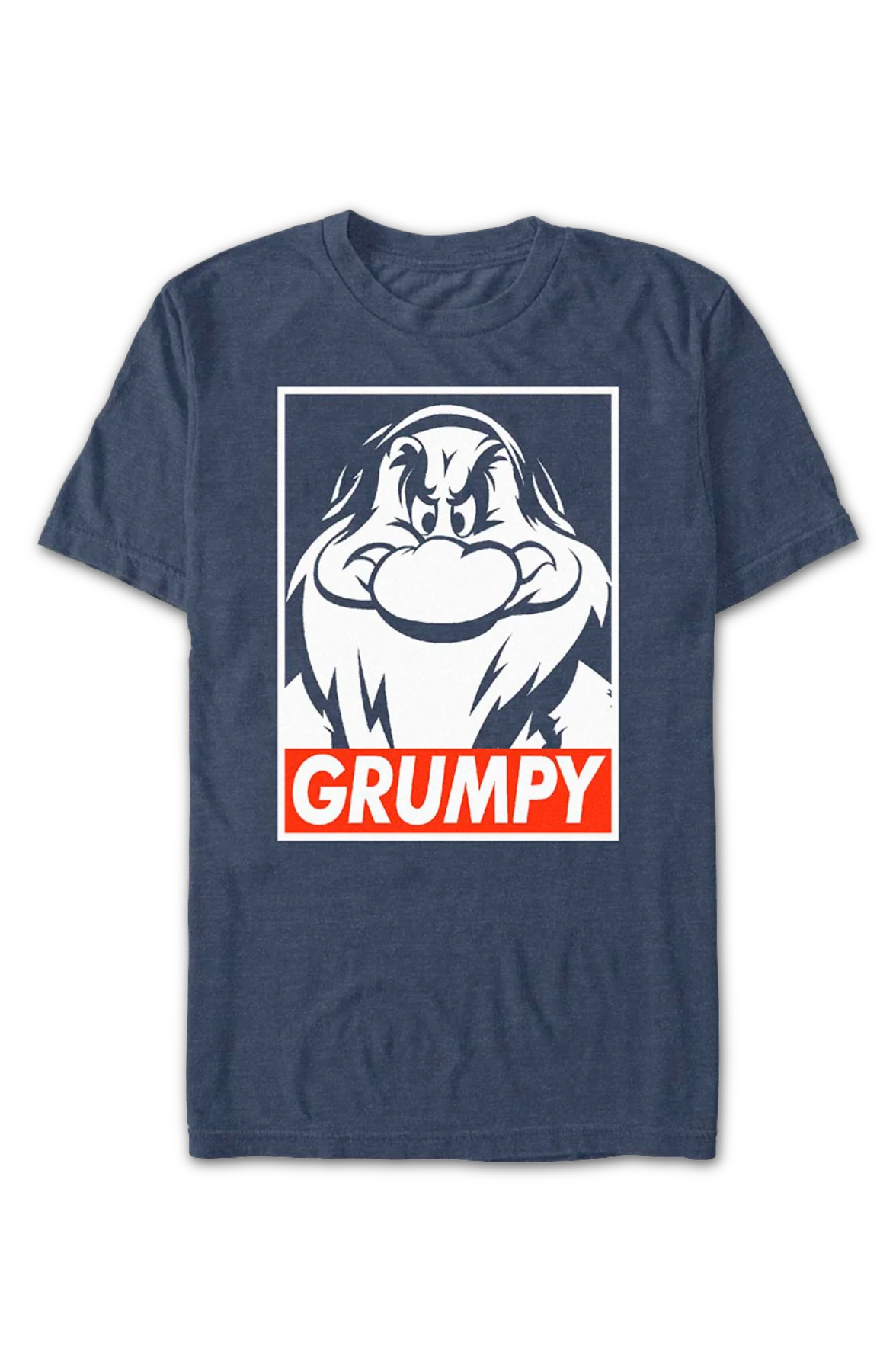 Street Art Grumpy Snow White And The Seven Dwarfs T-Shirt - Image 2