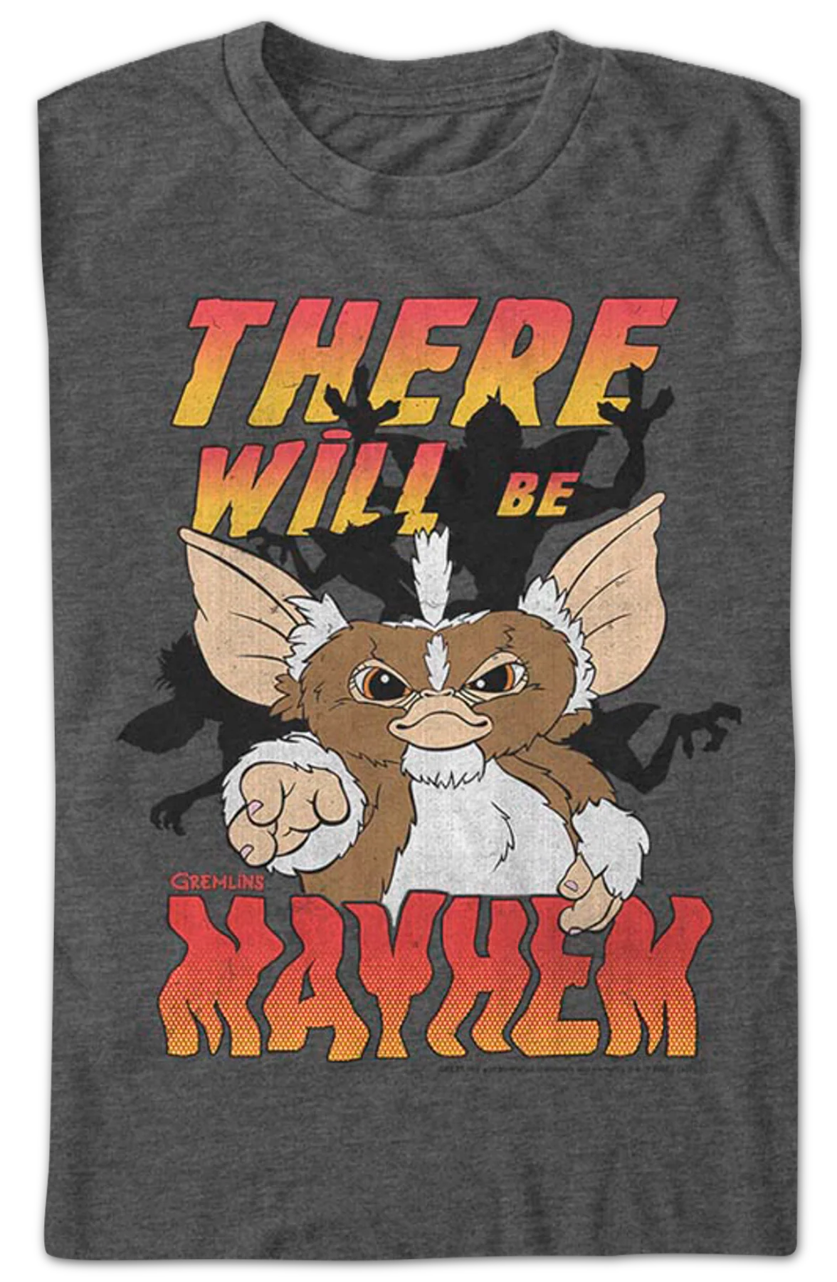 Stripe There Will Be Mayhem Gremlins T-Shirt - Image 2