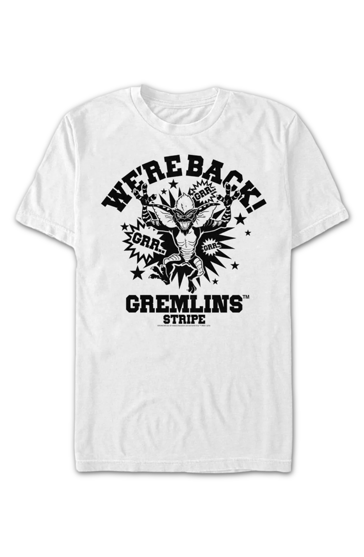 Stripe We're Back Gremlins T-Shirt - Image 2