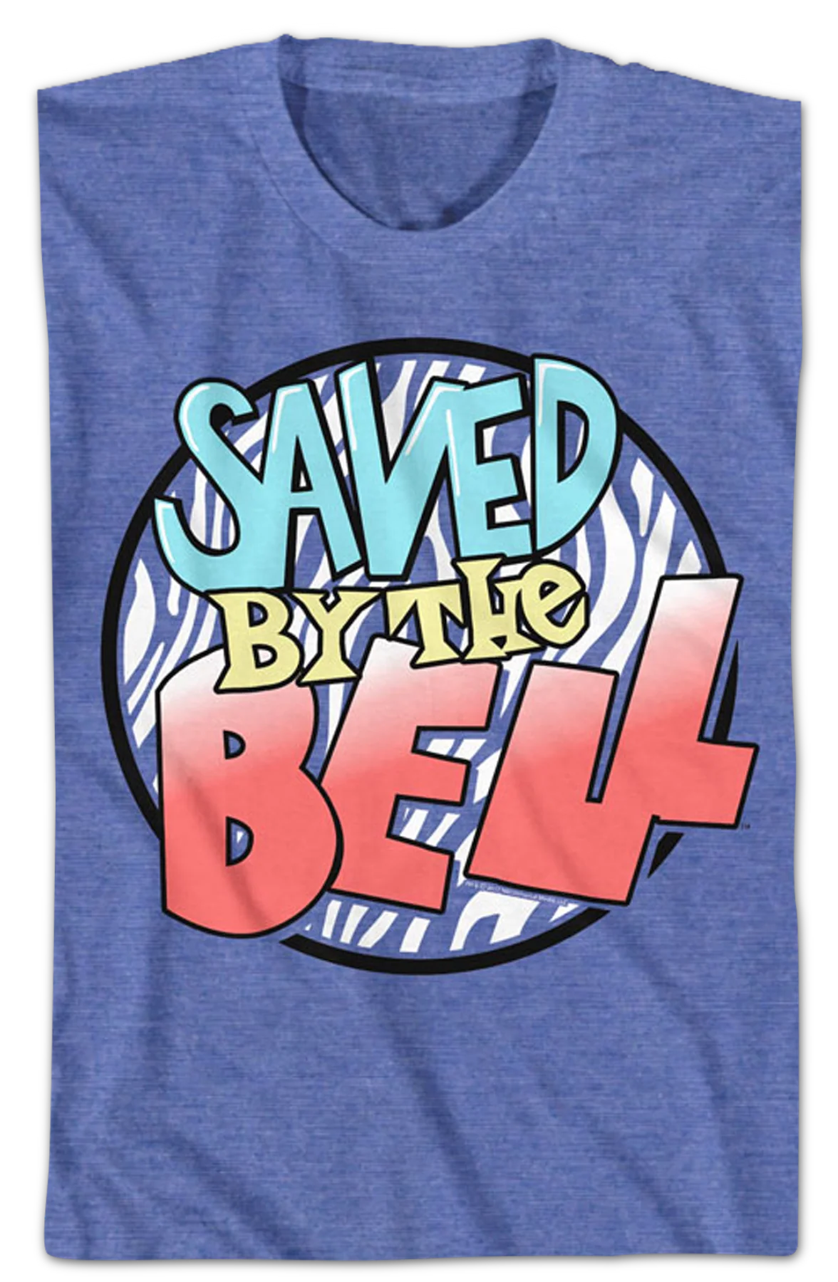 Striped Logo Saved By The Bell T-Shirt - Image 2