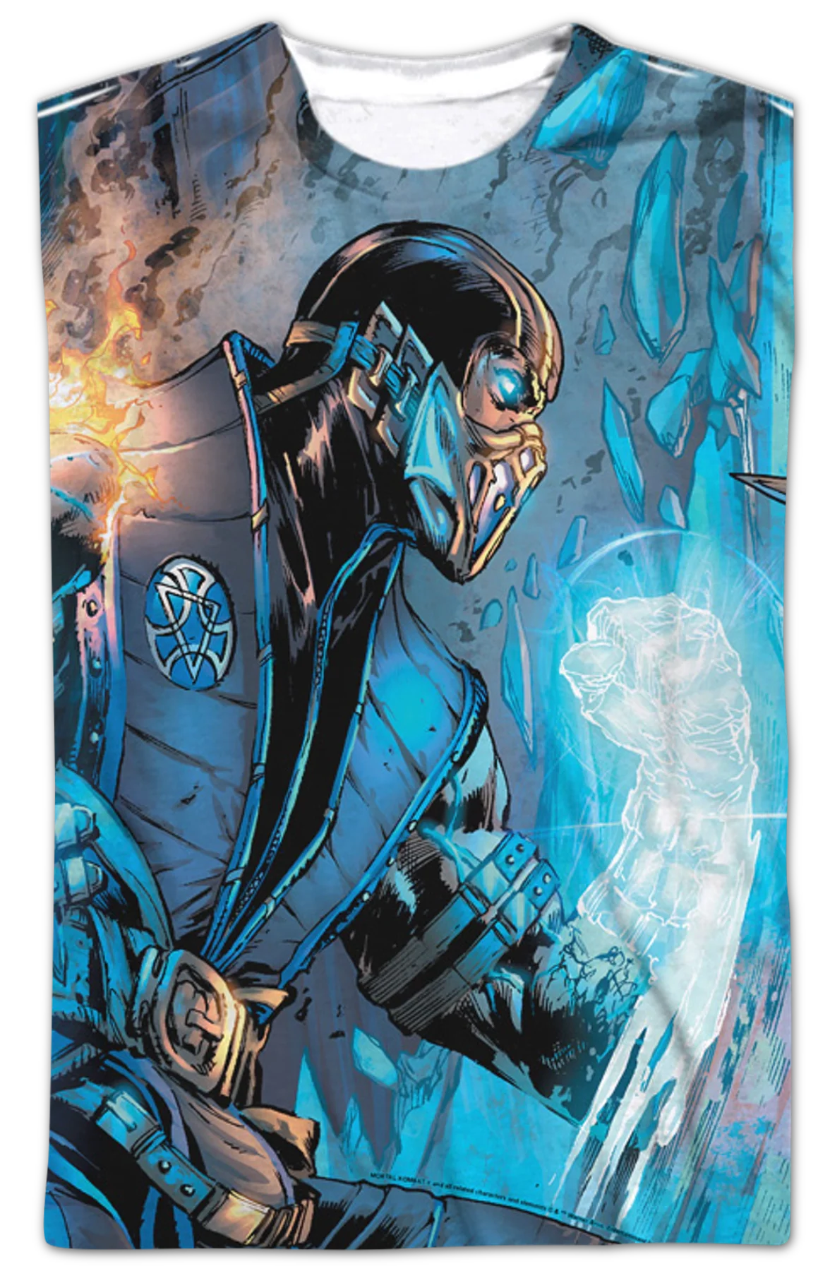 Sub-Zero and Scorpion Mortal Kombat T-Shirt - Image 2