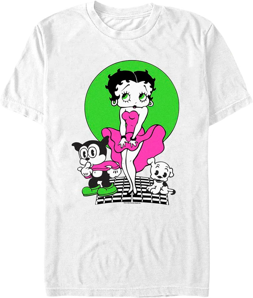 Subway Grate Betty Boop T-Shirt
