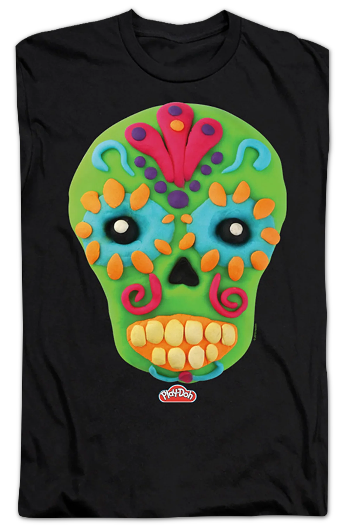 Sugar Skull Play-Doh T-Shirt - Image 2