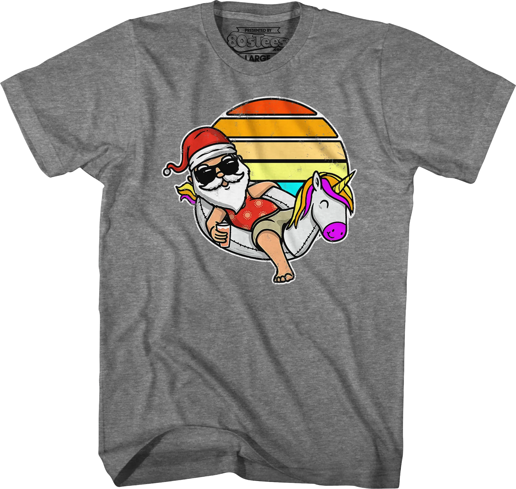 Summer Santa Claus T-Shirt - Image 3