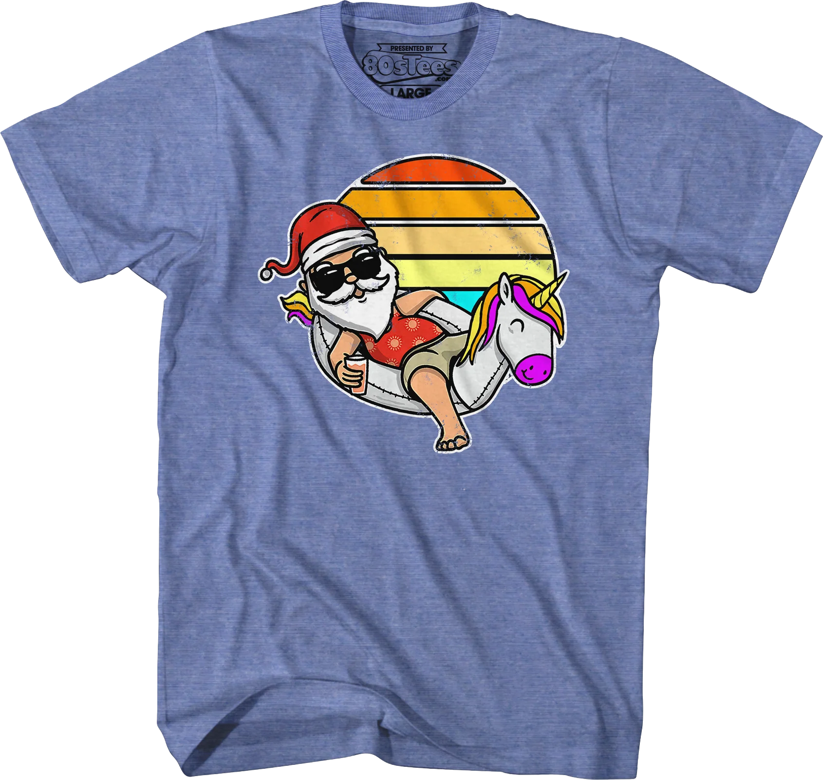 Summer Santa Claus T-Shirt - Image 4