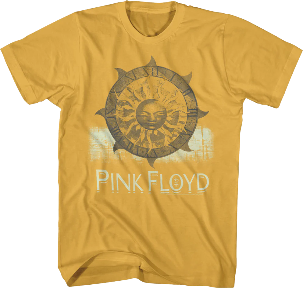 Sun Clock Pink Floyd T-Shirt