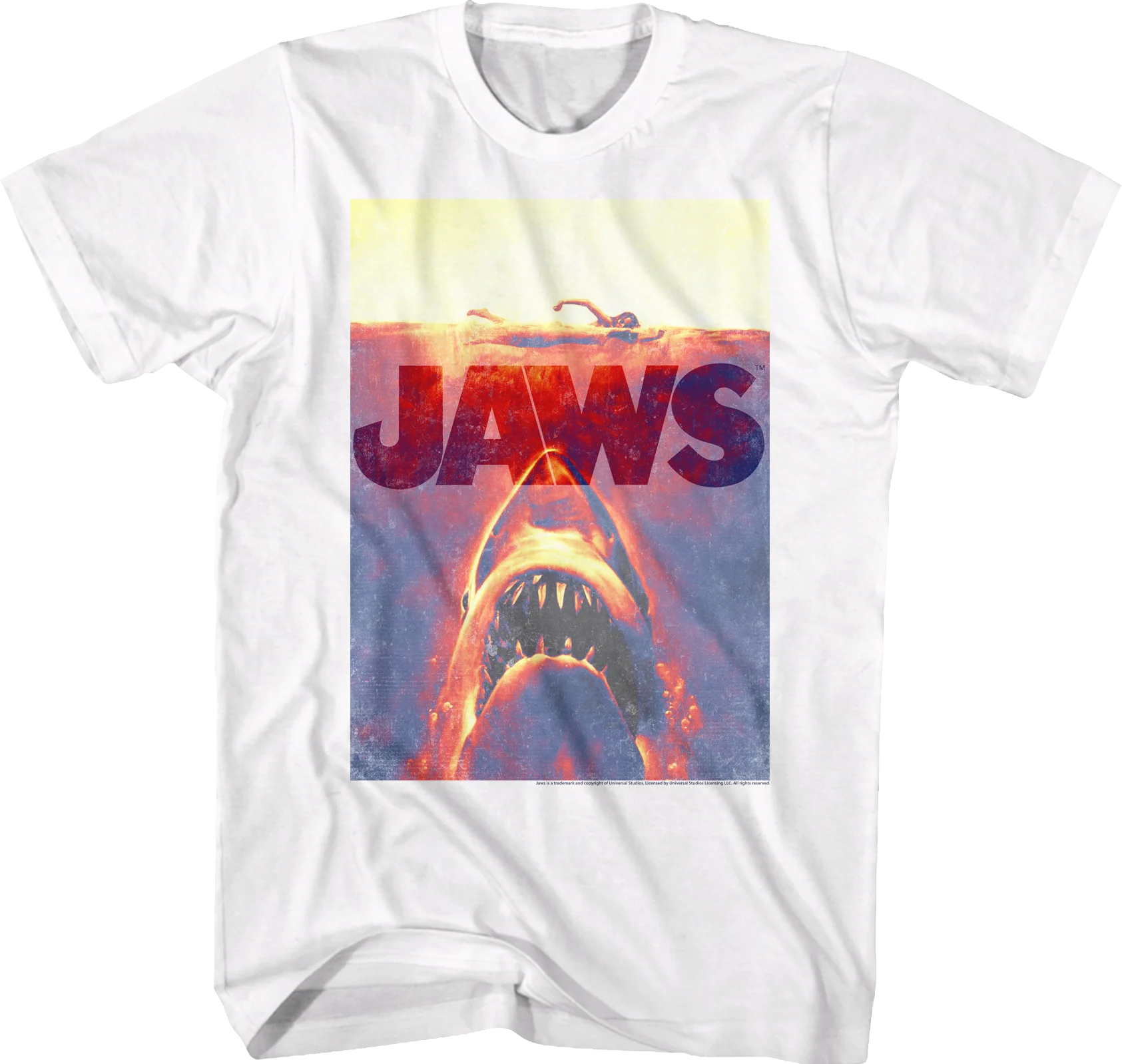 Sunburned Poster Jaws T-Shirt