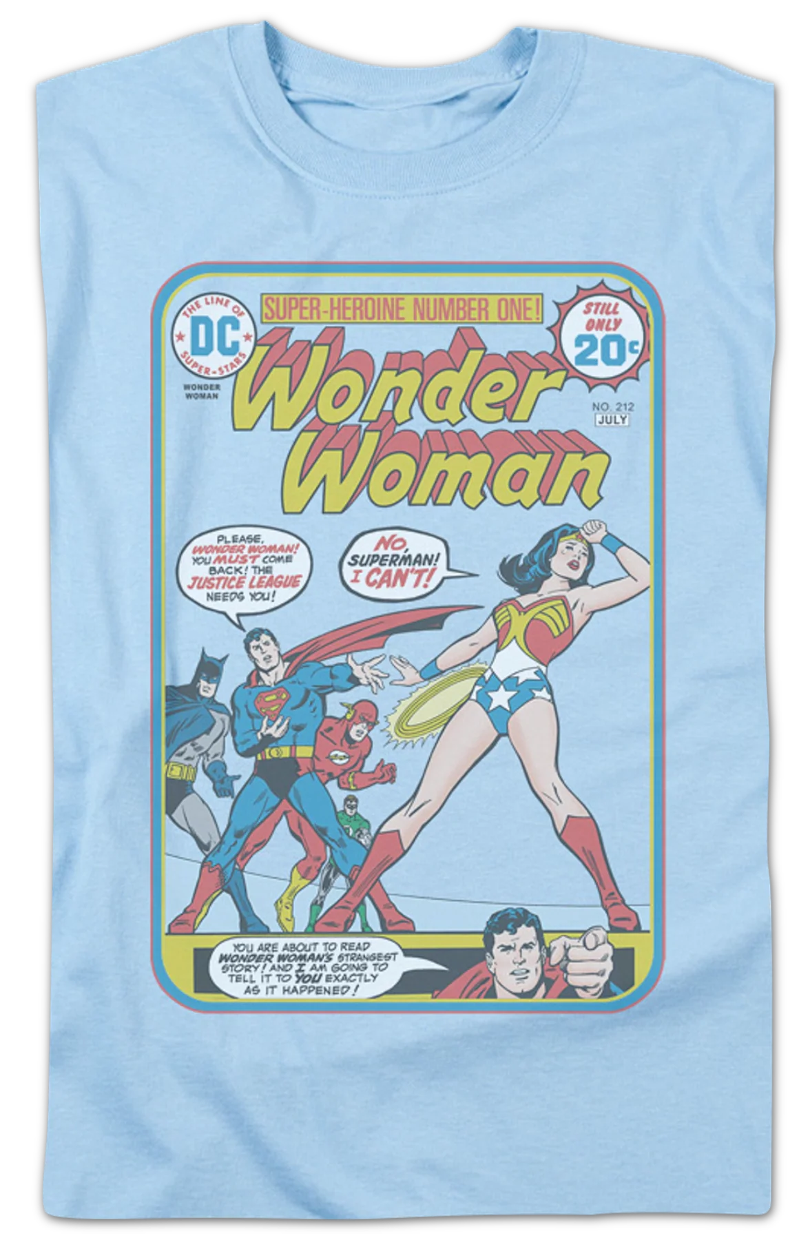 Super-Heroine Number One Wonder Woman T-Shirt - Image 2