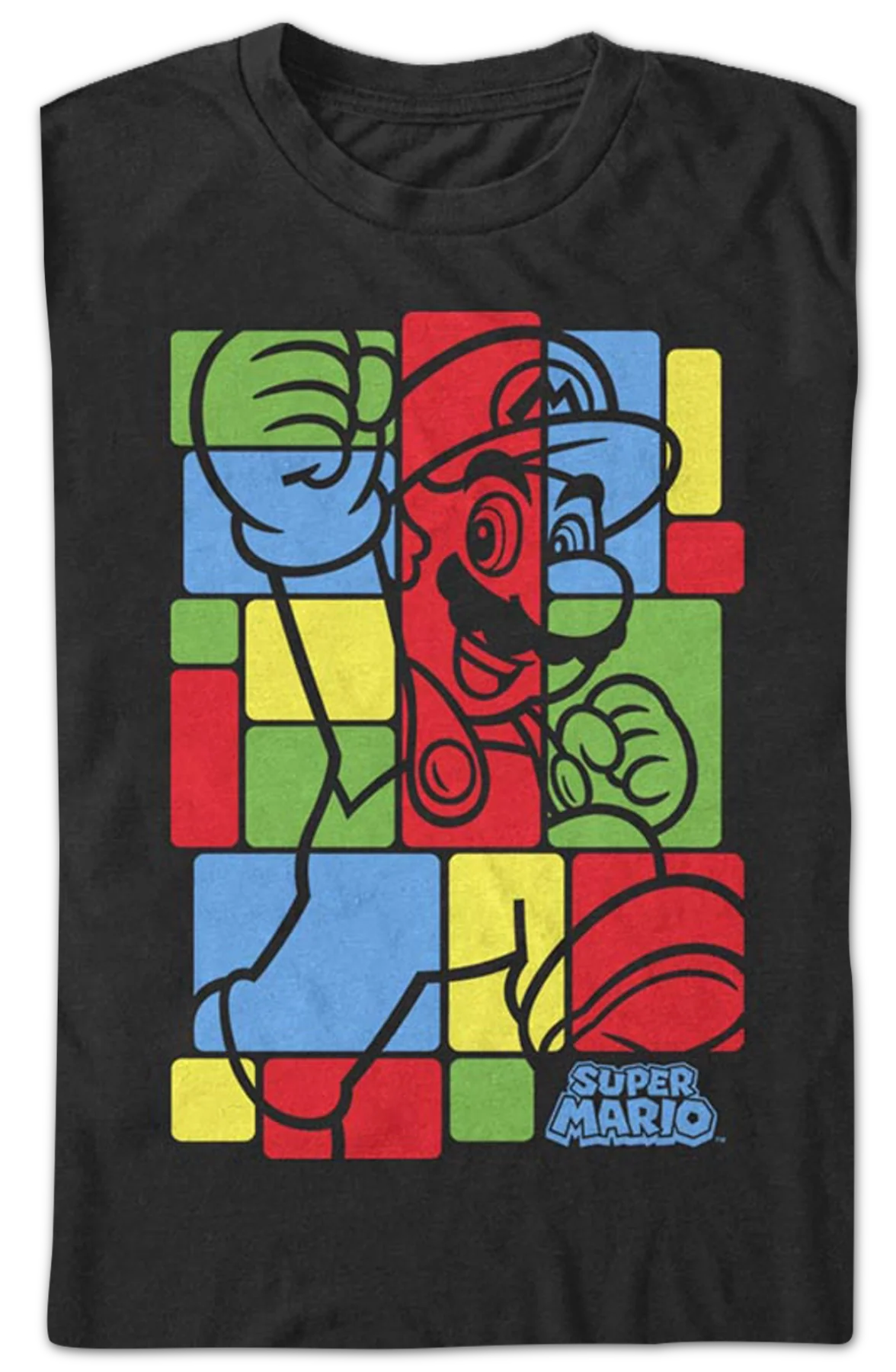 Super Mario Blocks Nintendo T-Shirt - Image 2