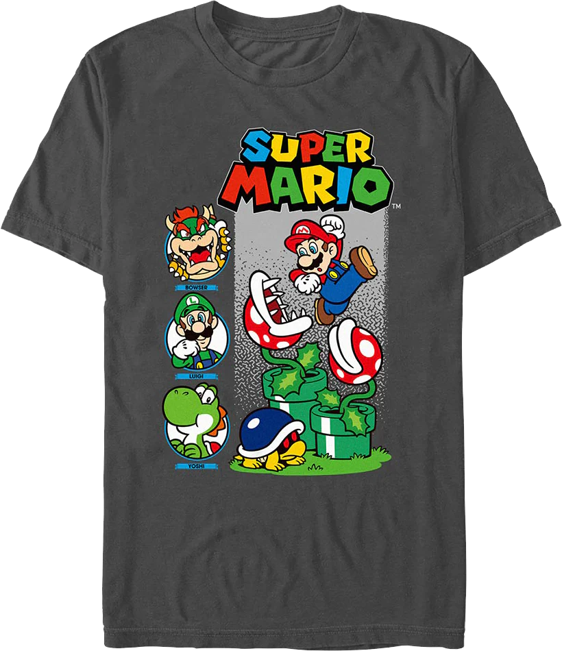 Super Mario Bros. Comic Book Cover Nintendo T-Shirt