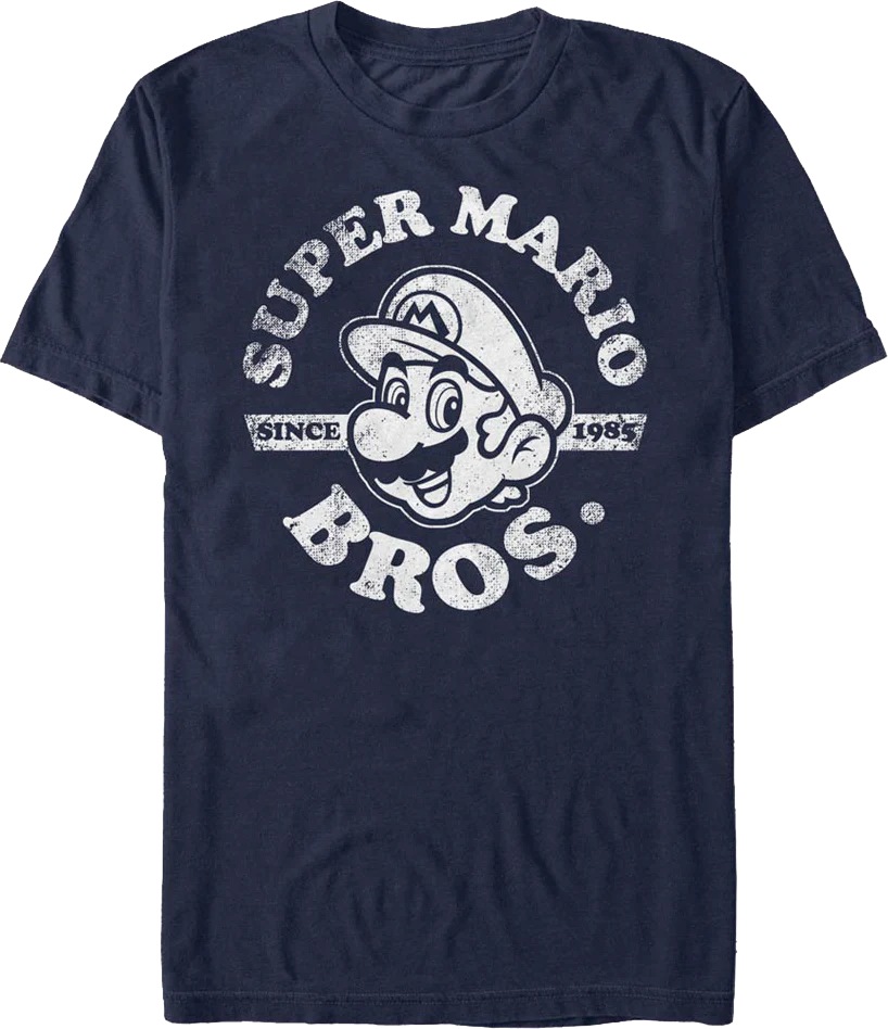 Super Mario Bros. Distressed Since 1985 Nintendo T-Shirt