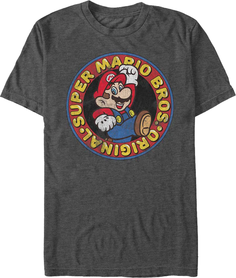 Super Mario Bros. Original Circle Nintendo T-Shirt