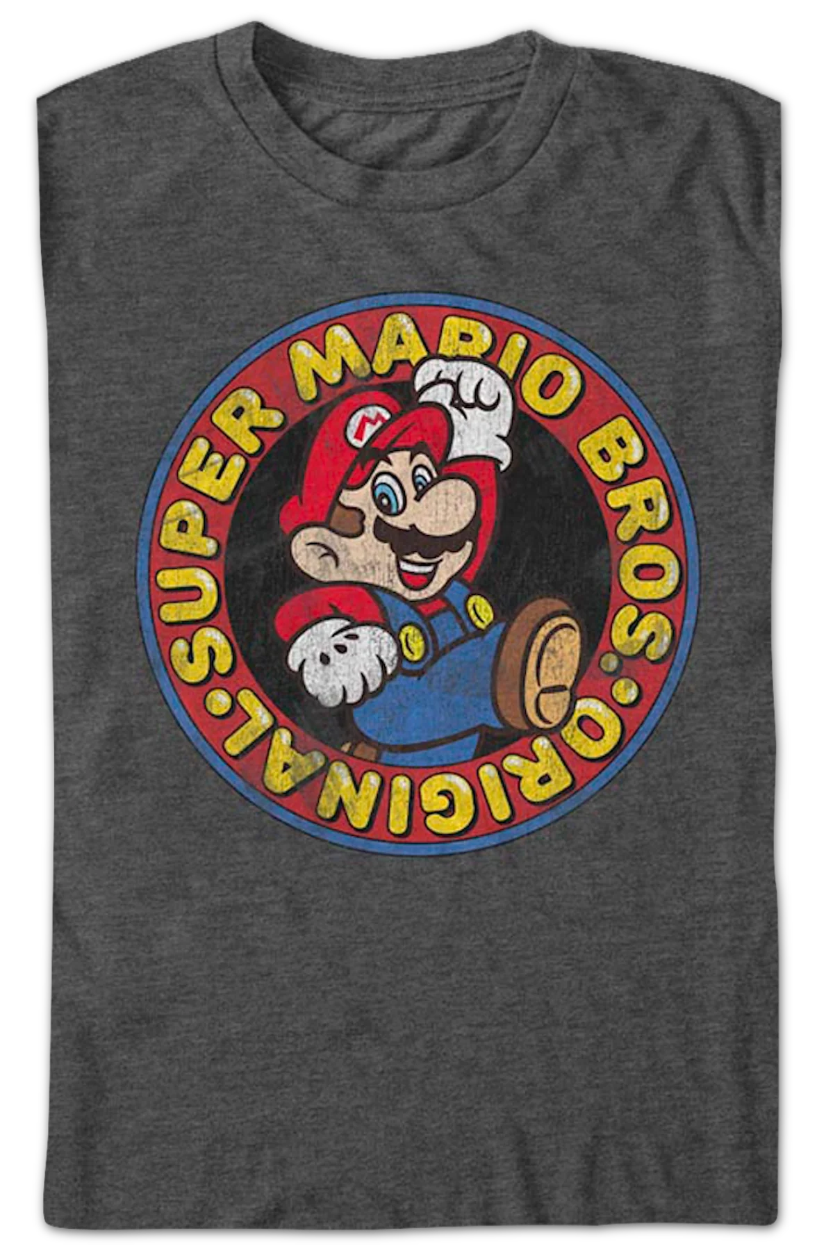 Super Mario Bros. Original Circle Nintendo T-Shirt - Image 2