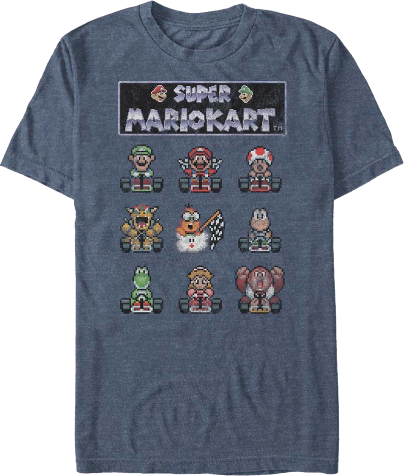 Super Mario Kart Nintendo T-Shirt
