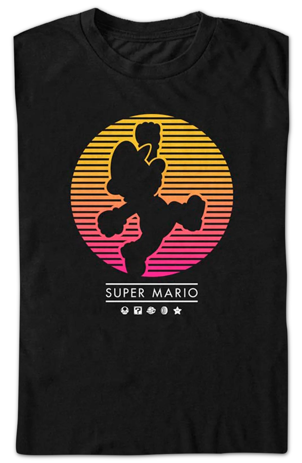 Super Mario Silhouette Nintendo T-Shirt - Image 2