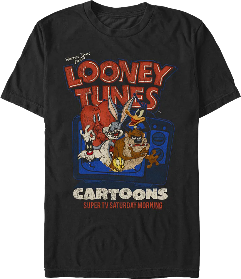 Super TV Saturday Morning Looney Tunes T-Shirt