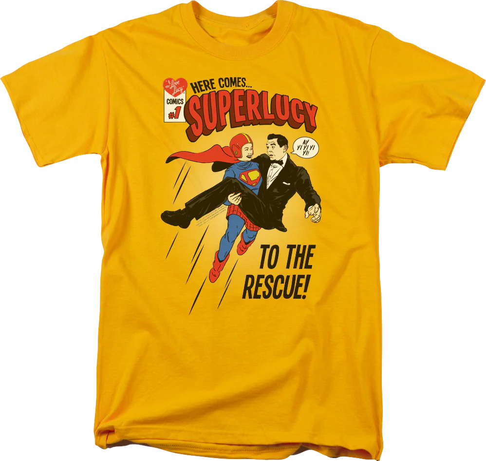 Superlucy To The Rescue I Love Lucy T-Shirt