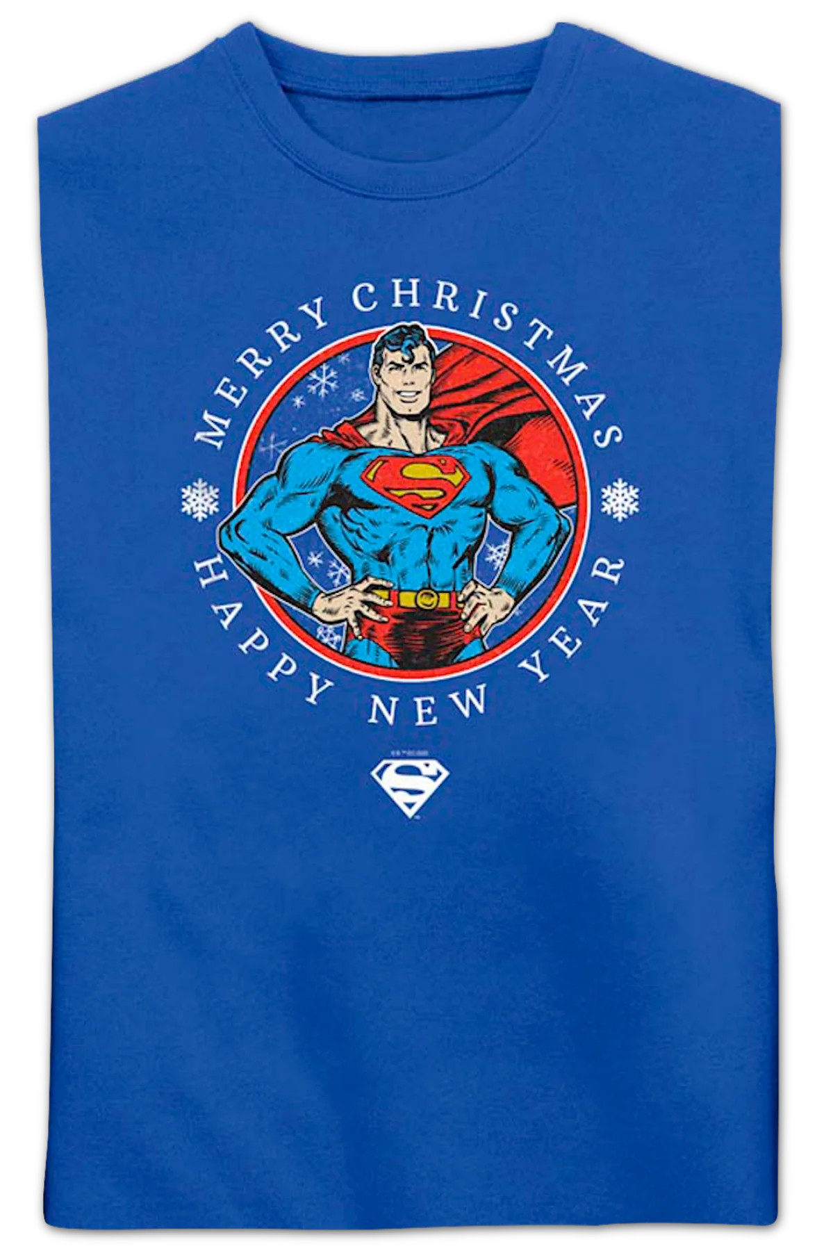 Superman Merry Christmas Happy New Year DC Comics Sweatshirt - Image 2