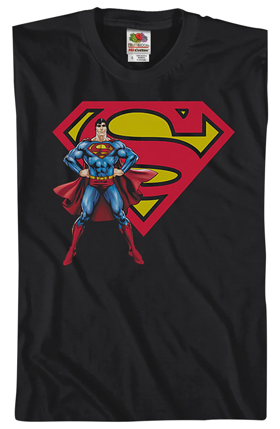 Superman With Logo DC Comics T-Shirt - Image 2