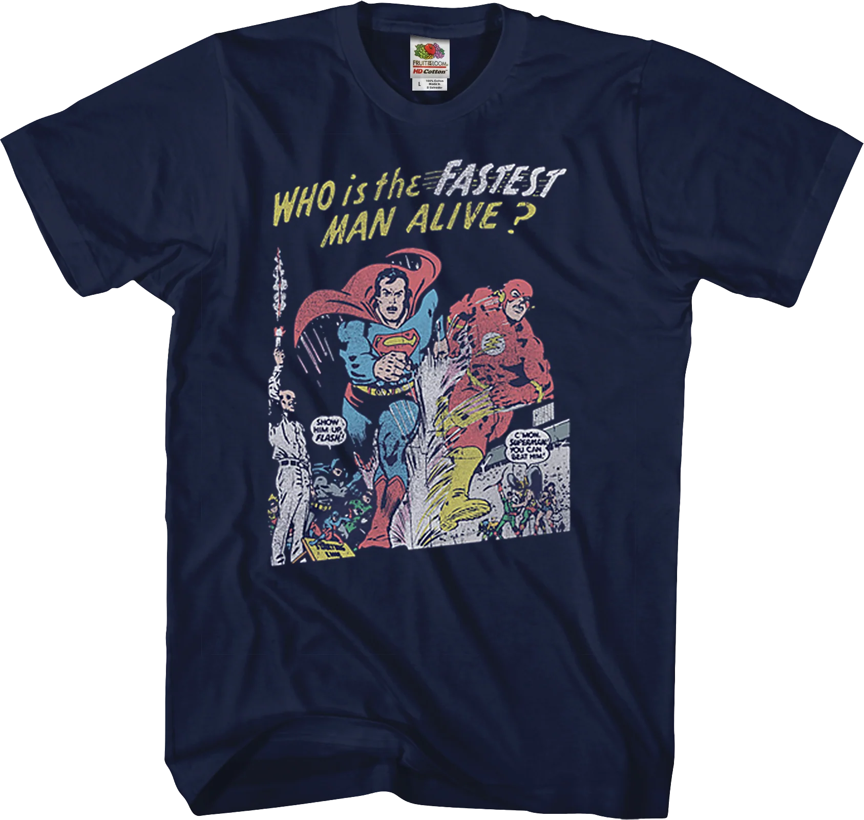 Superman's Race With The Flash T-Shirt