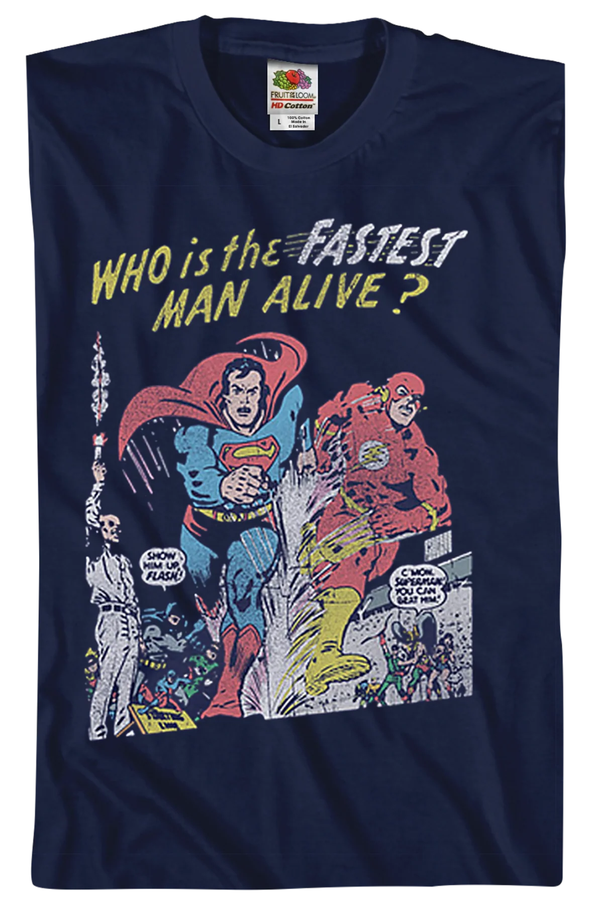 Superman's Race With The Flash T-Shirt - Image 2