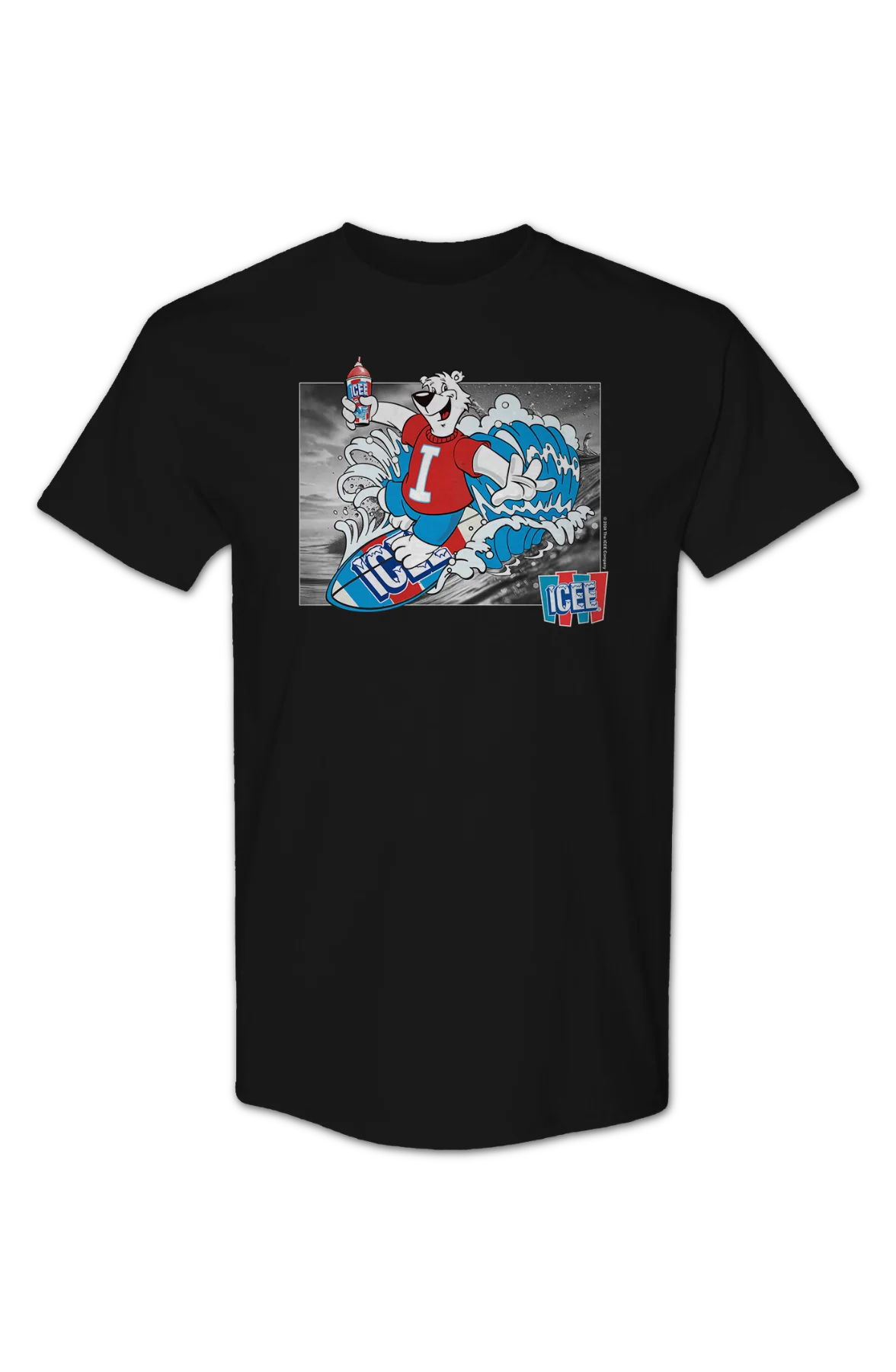 Surfing Polar Bear ICEE T-Shirt - Image 2
