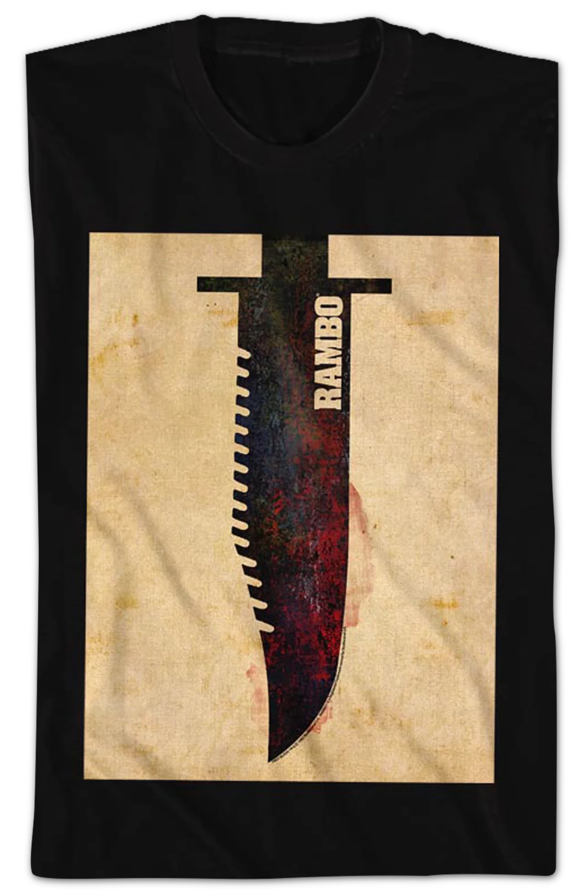 Survival Knife Rambo T-Shirt - Image 2
