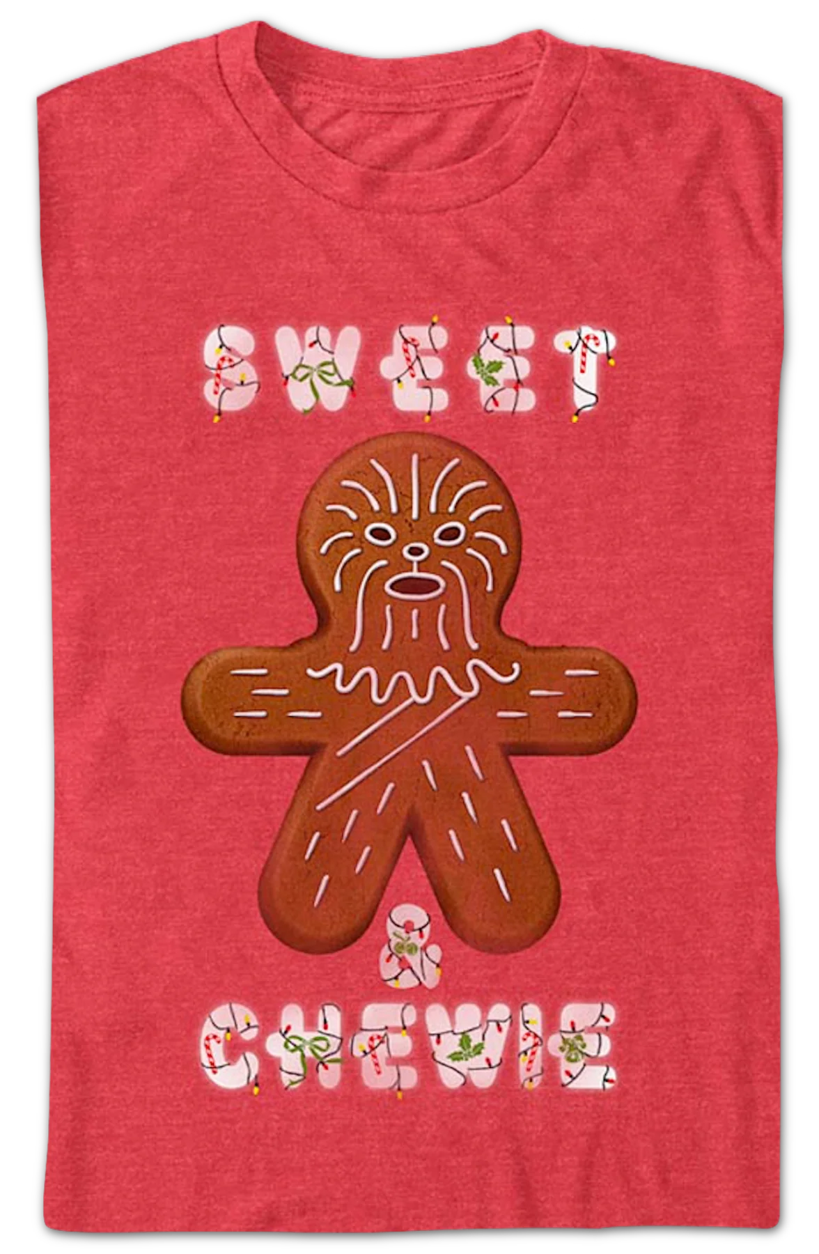 Sweet & Chewie Gingerbread Man Star Wars T-Shirt - Image 2