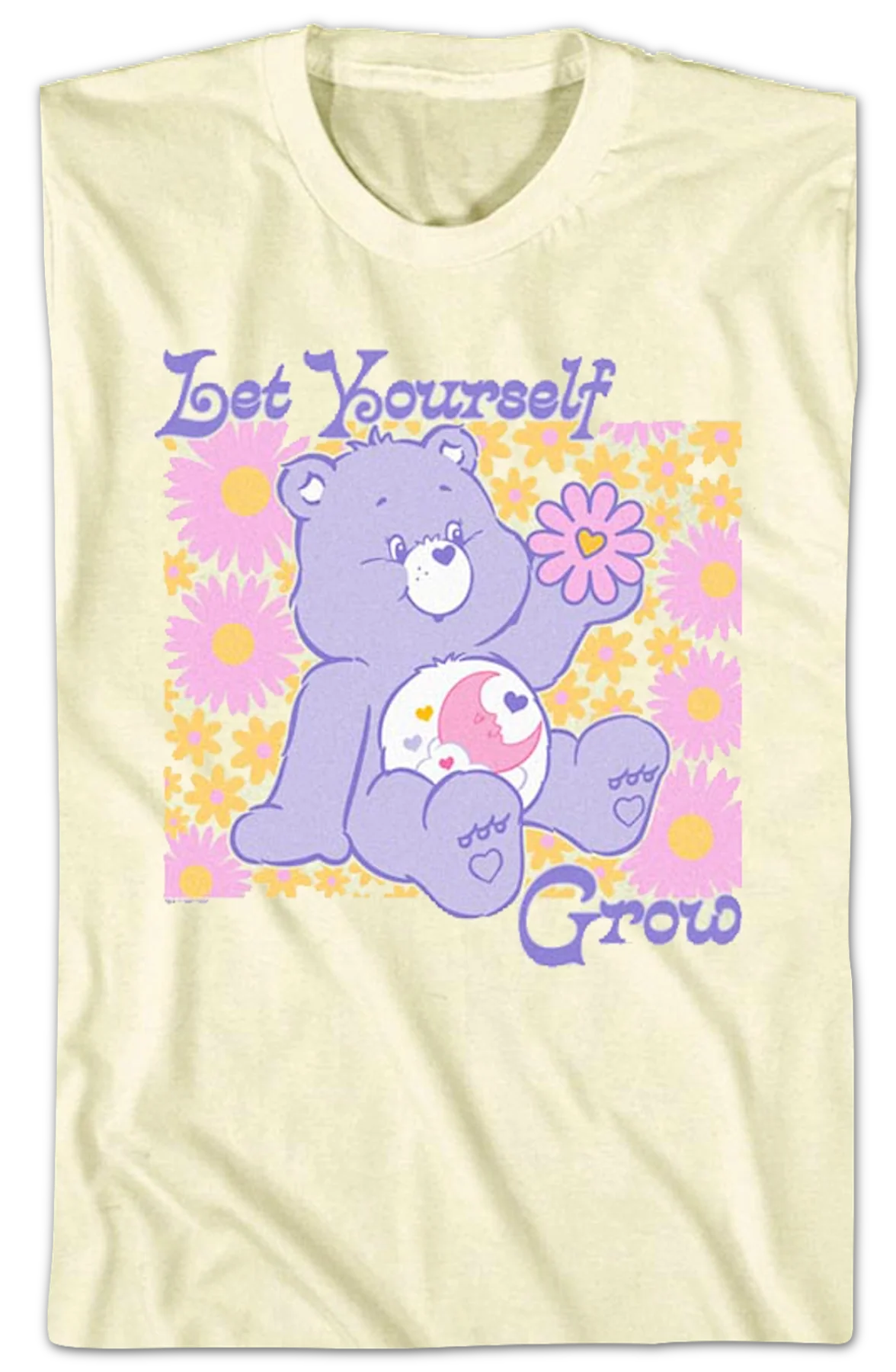 Sweet Dreams Bear Let Yourself Grow Care Bears T-Shirt - Image 2
