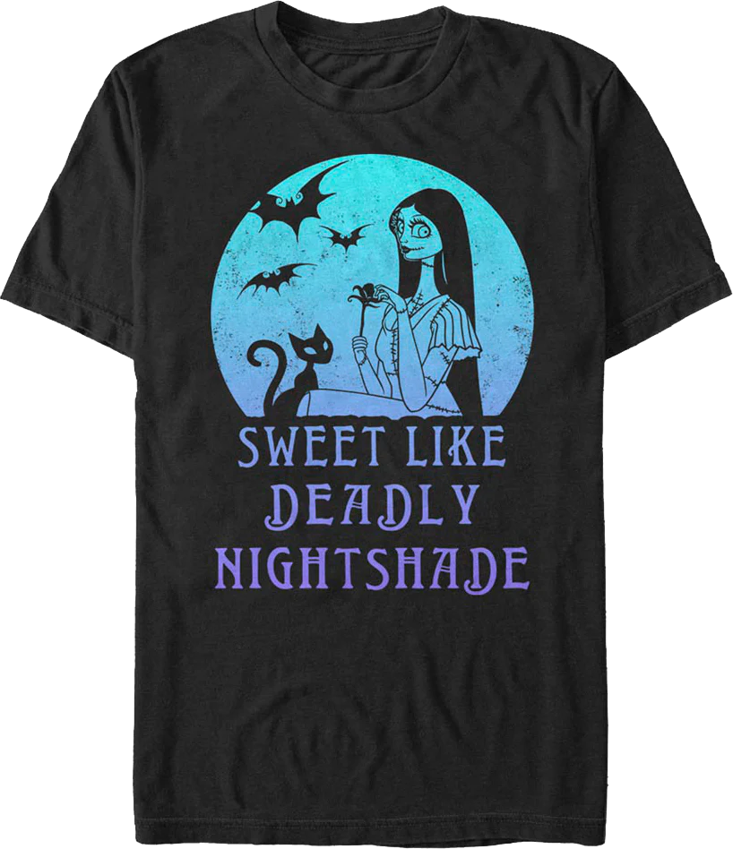 Sweet Like Deadly Nightshade Nightmare Before Christmas T-Shirt