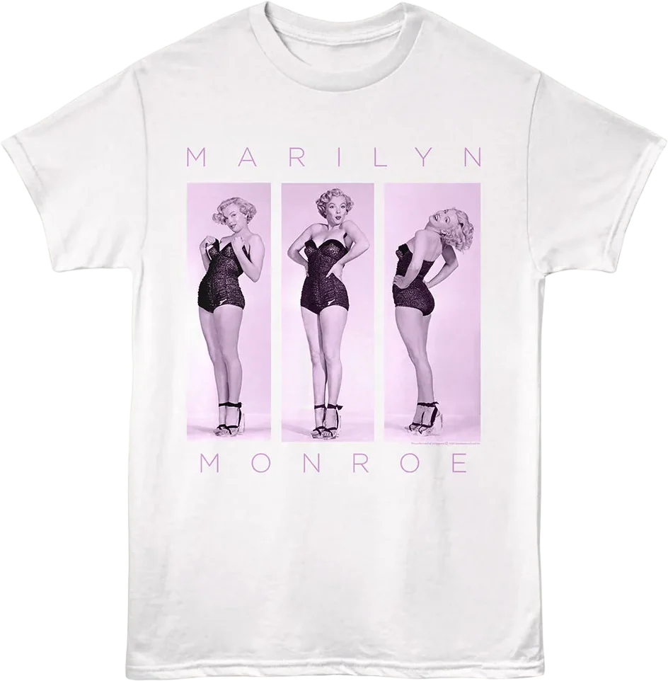 Swim Suit Panels Marilyn Monroe T-Shirt