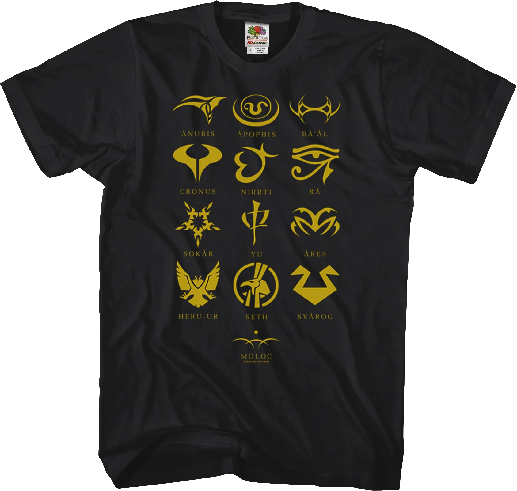 Symbols Stargate SG-1 T-Shirt