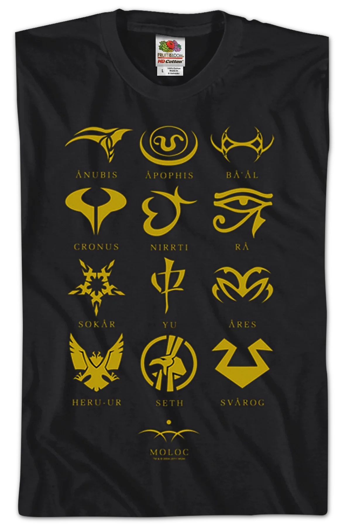 Symbols Stargate SG-1 T-Shirt - Image 2