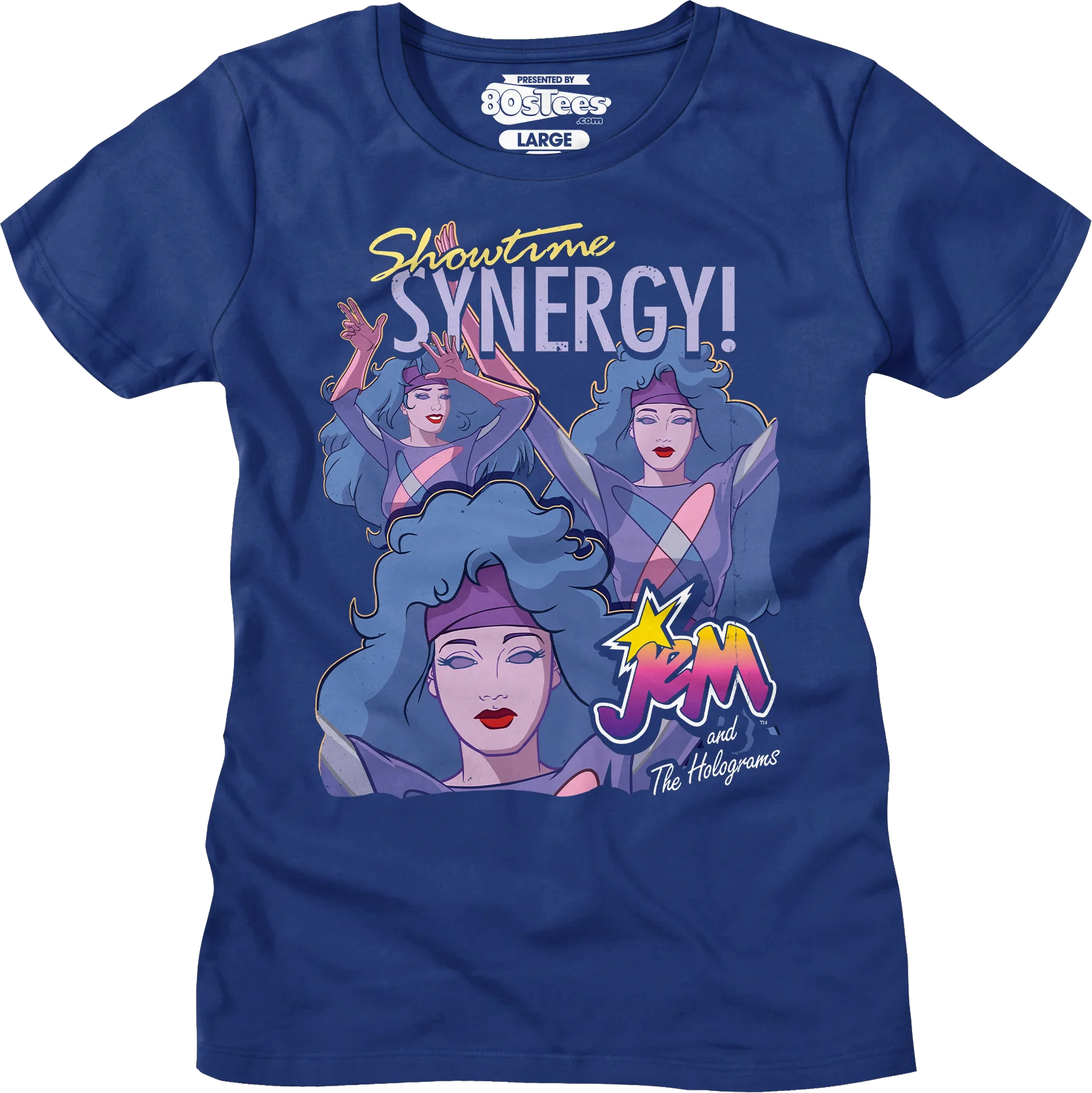 Syngergy Collage Jem And The Holograms T-Shirt - Image 9