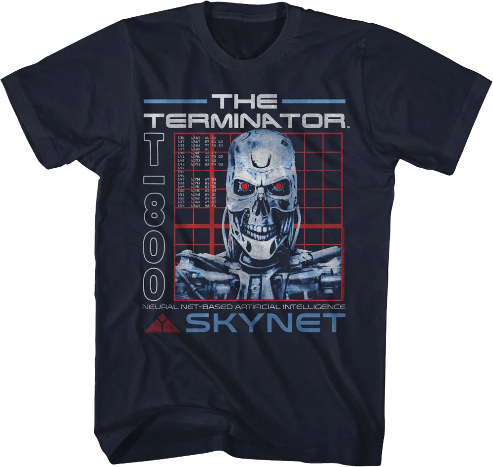 T-800 Endoskelton Terminator T-Shirt