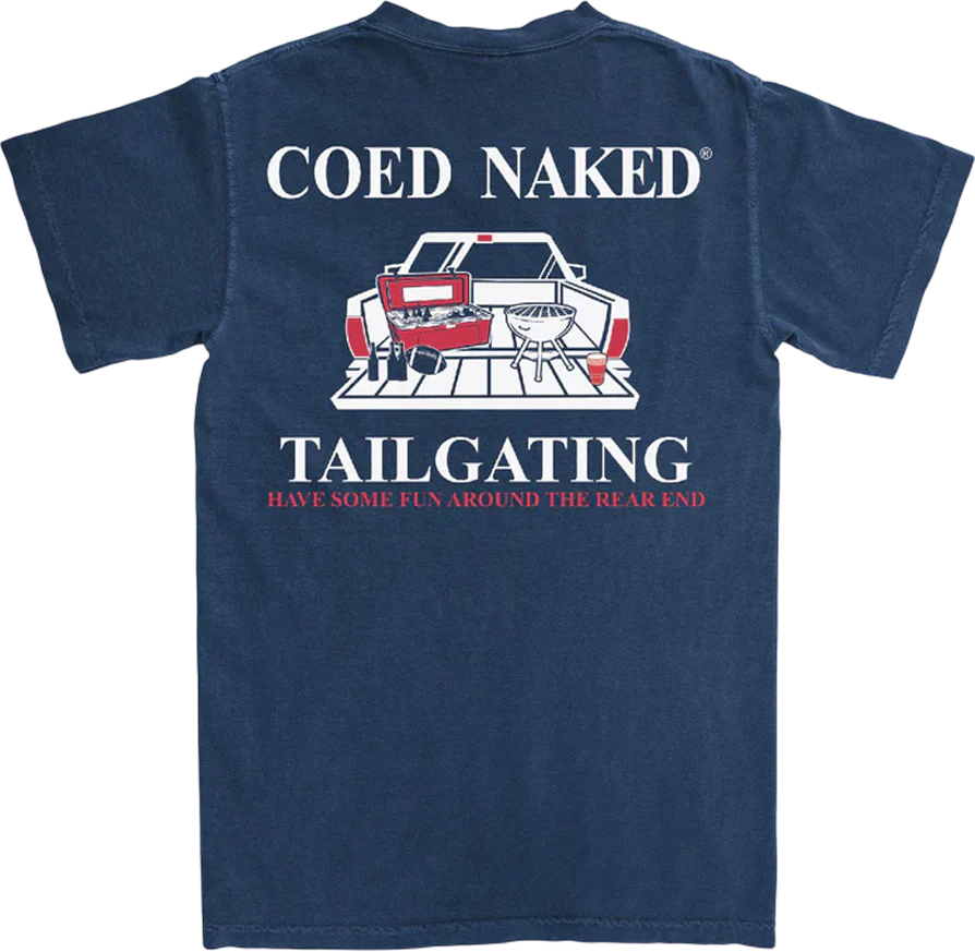 Tailgating Coed Naked T-Shirt